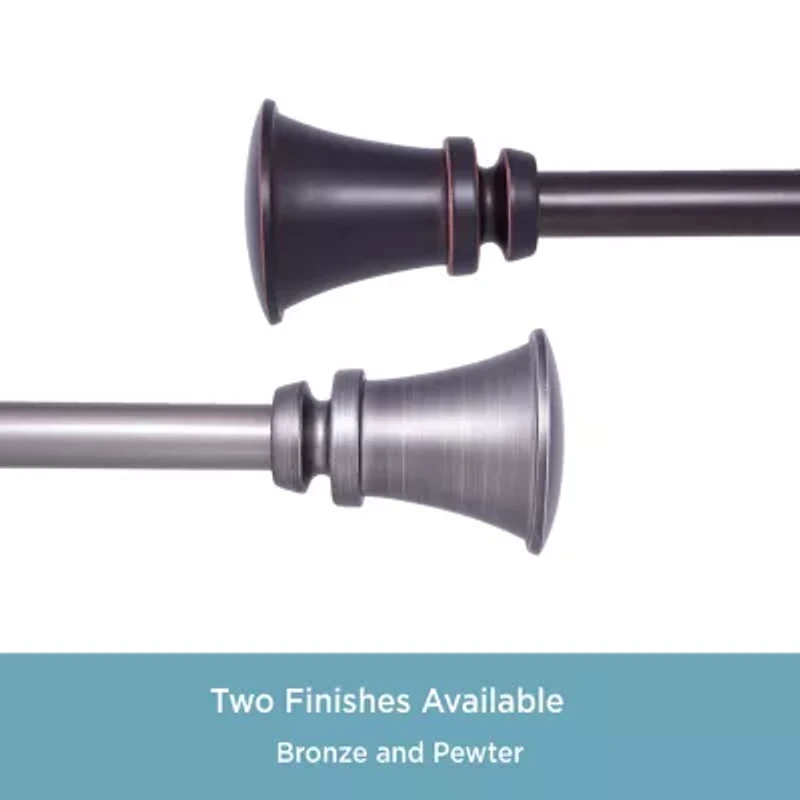 Kenney Nile Trumpet 3/4 Adjustable Curtain Rod