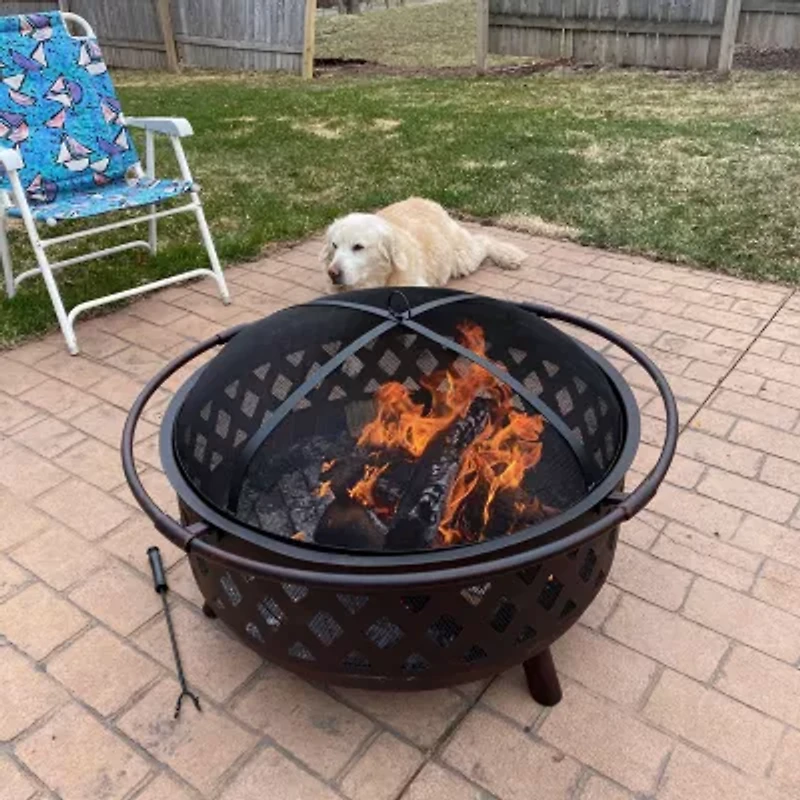 Sunnydaze Collection Portable Weather Resistant Fire Pit