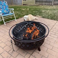 Sunnydaze Collection Portable Weather Resistant Fire Pit