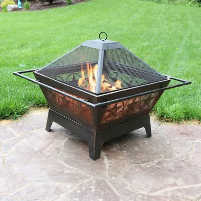 Sunnydaze Collection Portable Weather Resistant Fire Pit