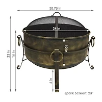 Sunnydaze Collection Weather Resistant Fire Pit