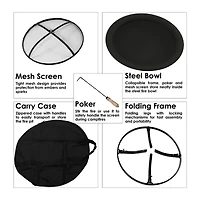 Sunnydaze Collection Portable Fire Pit