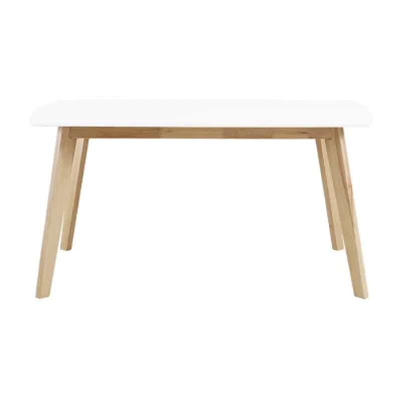 60" Retro Modern Wood Kitchen Dining Table