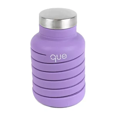 Que Collapsible Bpa Free Dishwasher Safe 20 Oz. Water Bottle