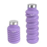 Que Collapsible Bpa Free Dishwasher Safe 20 Oz. Water Bottle