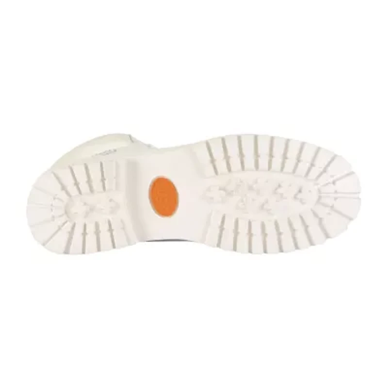 Lugz Mens Convoy Fleece Wide Block Heel Lace Up Boots