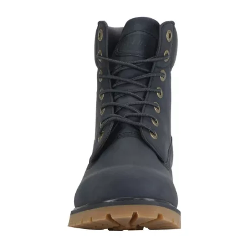 Lugz Mens Convoy Flat Heel Lace Up Boots