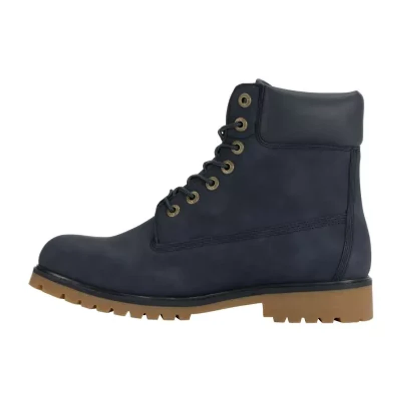 Lugz Mens Convoy Flat Heel Lace Up Boots