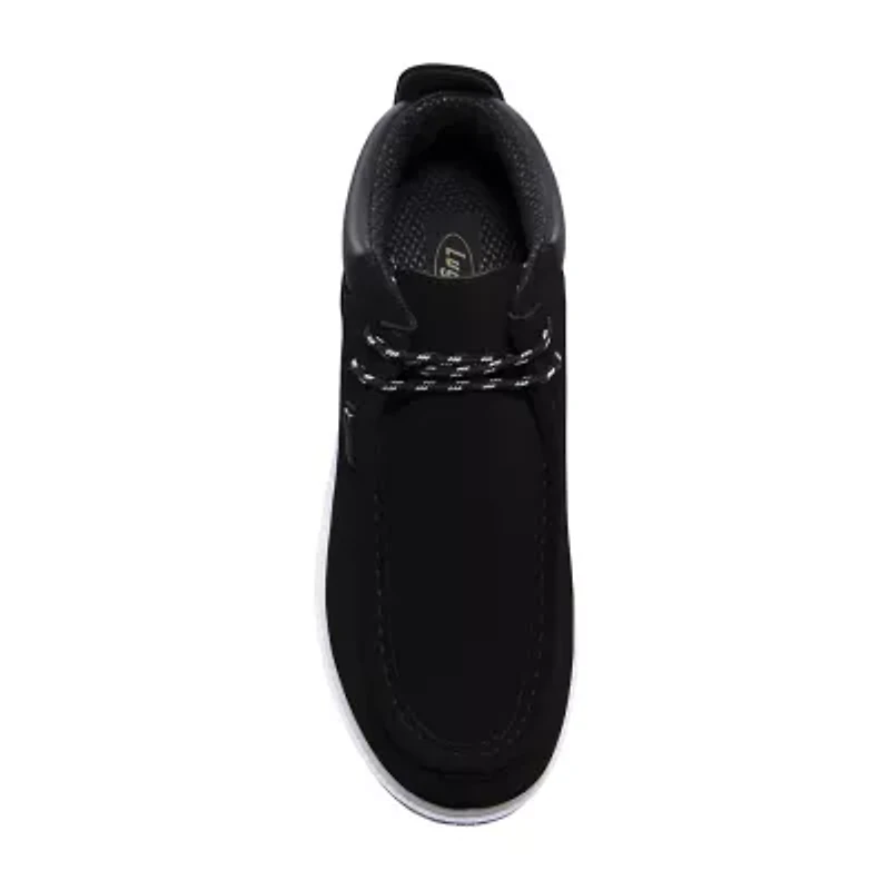 Lugz Mens Fringe Flat Heel Lace Up Boots