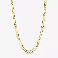 14K Gold Solid Figaro Chain Necklace