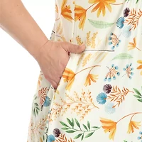 White Mark Plus Womens Crew Neck Sleeveless Tunic Top