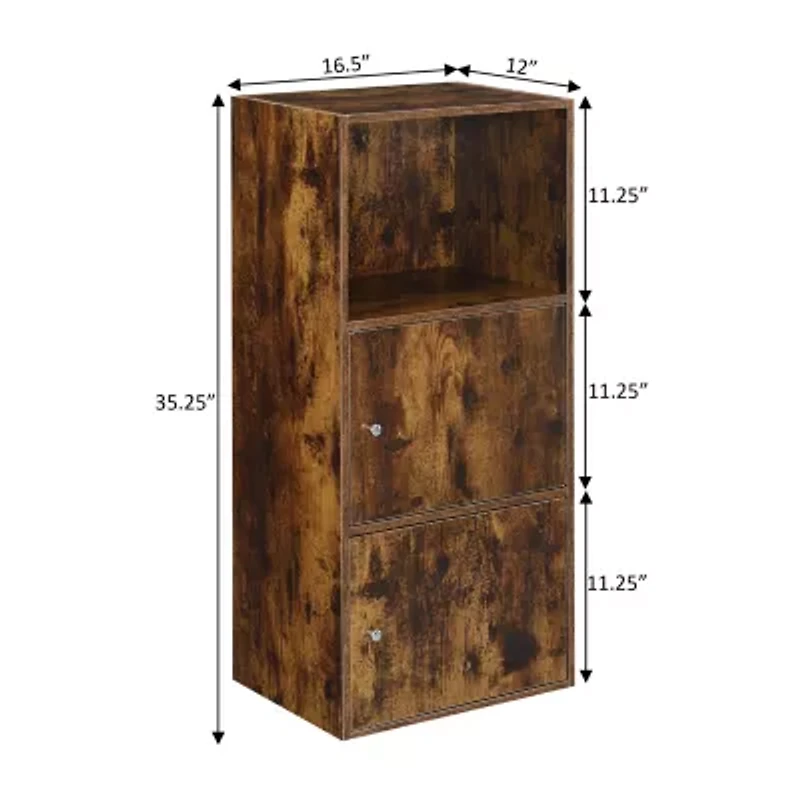 Convenience Concepts Extra Storage 2 Door Cabinet