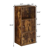 Convenience Concepts Extra Storage 2 Door Cabinet