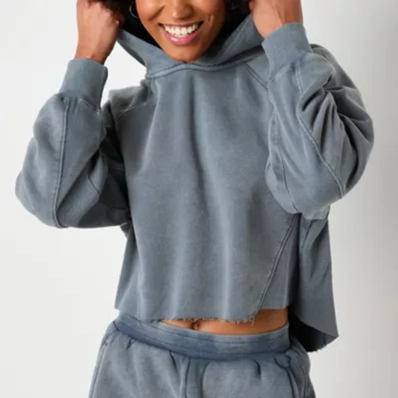 Arizona Womens Long Sleeve Fleece Hoodie