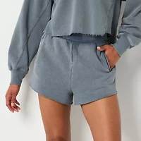 Arizona Fleece Juniors Womens-Juniors Jogger Short