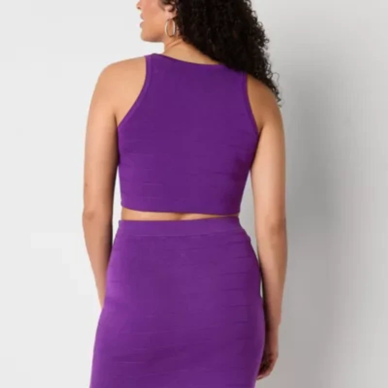 Bold Elements Womens Crew Neck Sleeveless Pullover Sweater