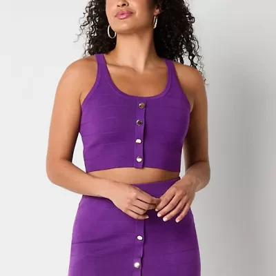 Bold Elements Womens Crew Neck Sleeveless Pullover Sweater