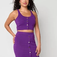 Bold Elements Womens Crew Neck Sleeveless Pullover Sweater