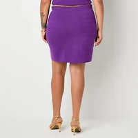 Bold Elements Womens Pencil Skirt-Plus
