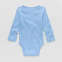 Okie Dokie Baby Boys Crew Neck Long Sleeve Rib Bodysuit