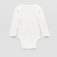Okie Dokie Baby Unisex Round Neck Long Sleeve Rib Bodysuit