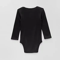 Okie Dokie Baby Unisex Round Neck Long Sleeve Rib Bodysuit