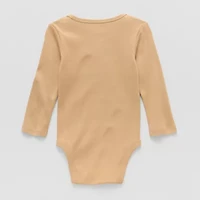 Okie Dokie Baby Unisex Round Neck Long Sleeve Rib Bodysuit