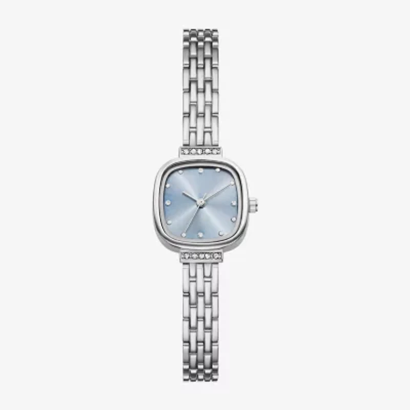 Womens Crystal Accent Silver Tone Bracelet Watch Fmdjo335