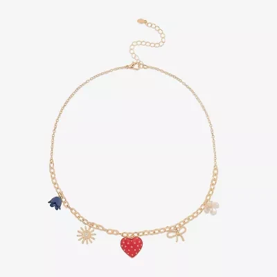 Bijoux Bar Womens 16 Inch Link Chain Necklace