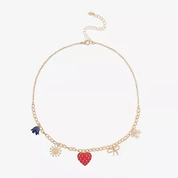 Bijoux Bar Womens 16 Inch Link Chain Necklace