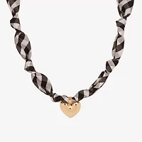 Bijoux Bar Womens Heart 16 Inch Pendant Necklace