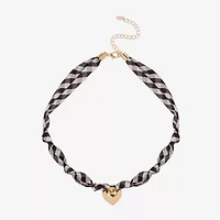 Bijoux Bar Womens Heart 16 Inch Pendant Necklace