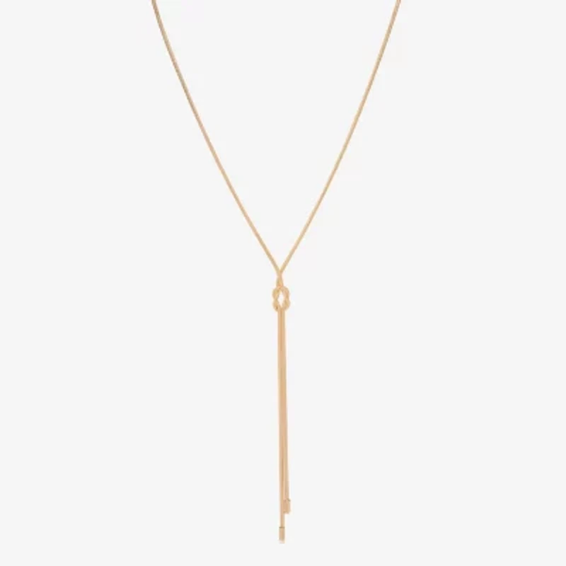 Bijoux Bar Womens Stainless Steel 18 Inch Y Necklace