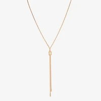 Bijoux Bar Womens Stainless Steel 18 Inch Y Necklace