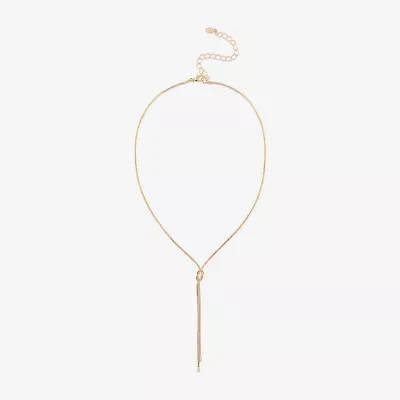 Bijoux Bar Womens Stainless Steel 18 Inch Y Necklace