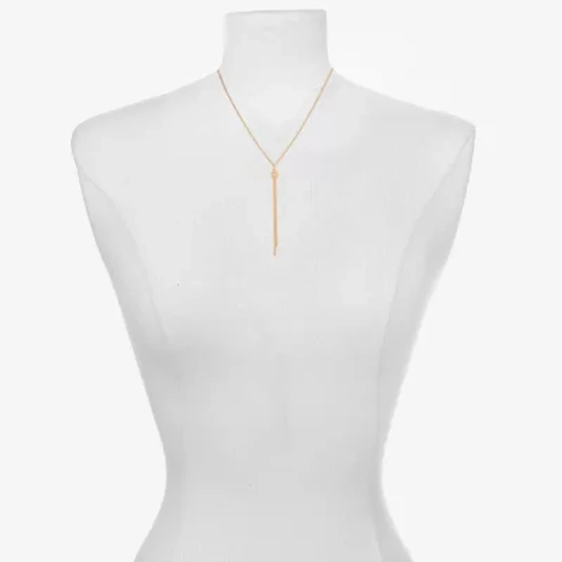 Bijoux Bar Womens Stainless Steel 18 Inch Y Necklace