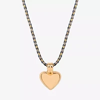 Bijoux Bar Womens Heart 16 Inch Pendant Necklace