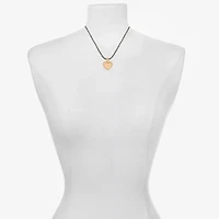 Bijoux Bar Womens Heart 16 Inch Pendant Necklace