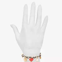 Bijoux Bar Womens Heart Charm Bracelet