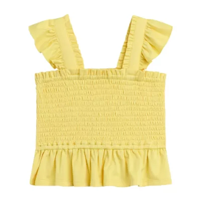 by&by girl Lemons Baby Girls 3-pc. Short Set