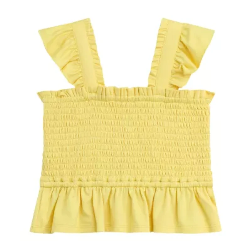 by&by girl Lemons Baby Girls 3-pc. Short Set