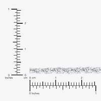 Womens 10K Gold Inch Rope Chain Necklace