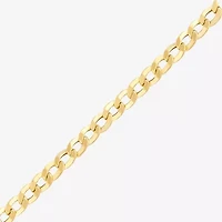 Womens 10K Gold 24 Inch Curb Chain Necklace