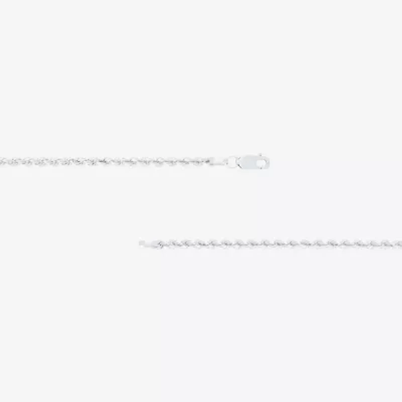 Womens 14K Gold 16 Inch Rope Chain Necklace