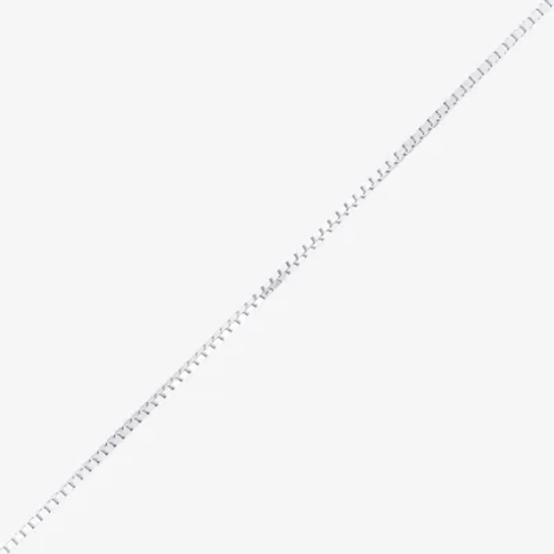 Womens 14K Gold 16 Inch Box Chain Necklace