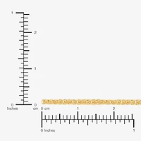 Womens 14K Gold 24 Inch Wheat Chain Necklace