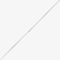 Womens 14K Gold Inch Box Chain Necklace