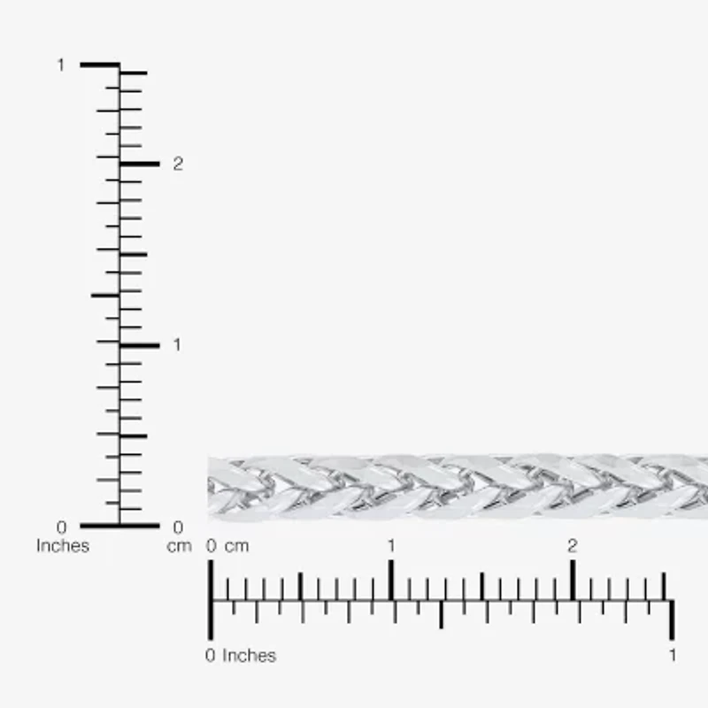 Womens 10K Gold 24 Inch Wheat Chain Necklace