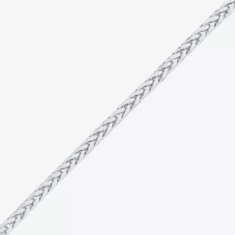 Womens 10K Gold 24 Inch Wheat Chain Necklace