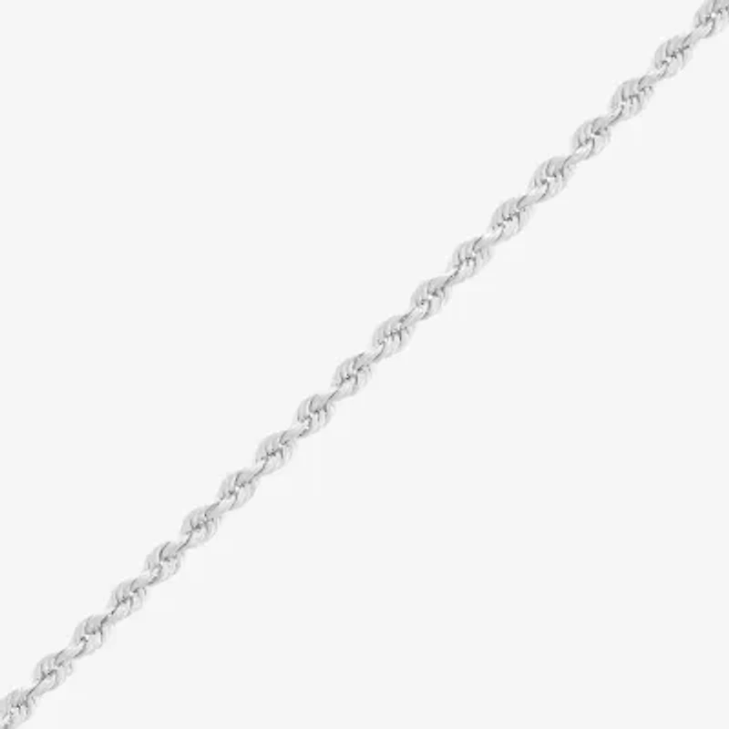 Womens 14K Gold 20 Inch Rope Chain Necklace